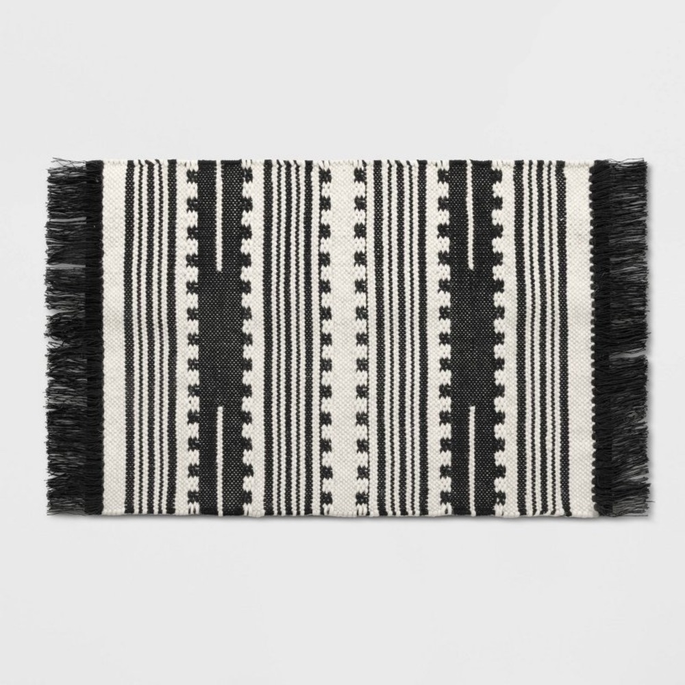 •OPALHOUSE• 2’ x 3’ Sylviidae Stripe Woven Accent Rug - Picture 1 of 15